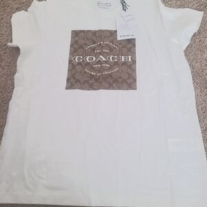 COACH Signature box tshirt